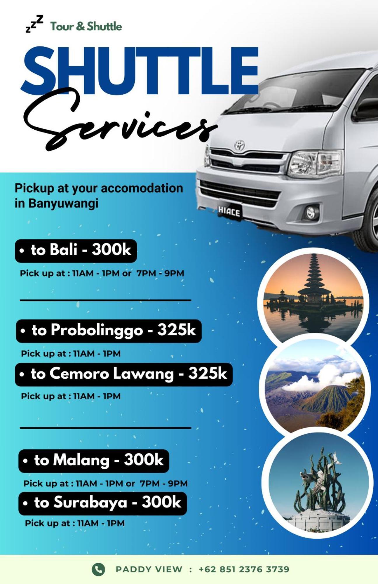 Paddyview By Zzz Hostel Banyuwangi  Bagian luar foto